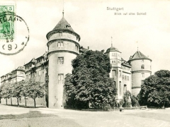Stuttgart Blick auf altes Schloss