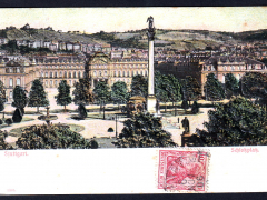 Stuttgart-Schlossplatz-Praegekarte-50680