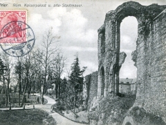 Trier Röm Kaiserpalast u alte Stadtmauer