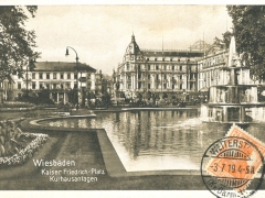 Wiesbaden Kaiser Friedrich Platz Kurhausanlagen