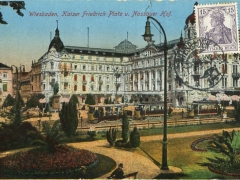 Wiesbaden Kaiser Friedrich Platz und Nassauer Hof
