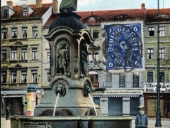 Zittau i Sa Tiedgebrunnen am Rathausplatz