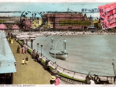 Brighton West Pier and Hotels