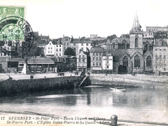 Guernsey St Peter Port Town Church and Quay