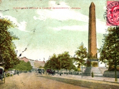 London Cleopatra's Needle and Thames Embankment