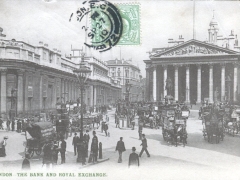 London the Bank and Royal Exchange