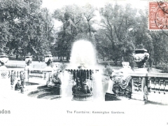 London the Fountains Kensington Gardens