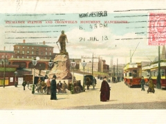 Manchaster Exchange Station and Cromwell's Monument