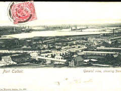 Port Talbot General view showing Docks
