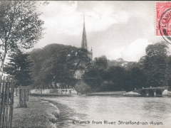Stratford on Avon Church from River