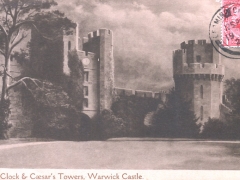 Warwick Castle Clock and Caesar's Towers