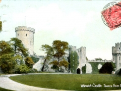 Warwick Castle Towers from the Mound