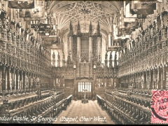 Windsor Castle St George's Chapel Choir West