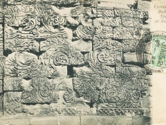 Carvings on Buddist Tower at Sarnath