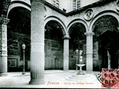 Firenze Cortile nel Palazzo Vecchio