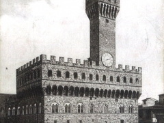 Firenze Palazzo Vecchio da Or S Michele