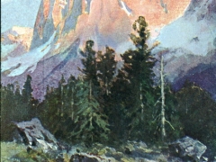 Gebirge Künstlerkarte