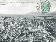 Messina dopo il terremoto del 28 Dicembre 1908 Panorama