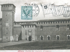 Milano Cortile del Castello Sforzesco