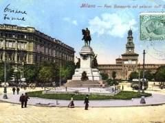 Milano Foro Bonaparte col palazzo dell' Eden