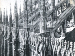 Milano Un dettaglio del Duomo