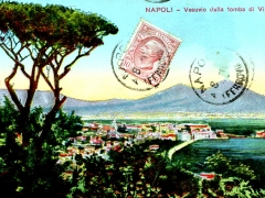 Napoli Vesuvio dalla tomba di Virgilio