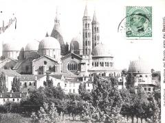 Padova Basilica del Santo vista dai Bastioni