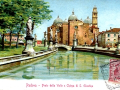 Padova Prato della Valle e Chiesa di S Giustina