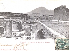 Pompei Tempio di Ercole e Teatro