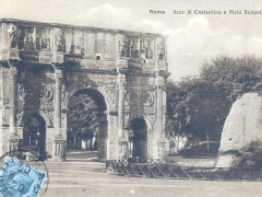 Roma Arco di Costantino e Meta Sudante