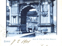 Roma Arco di Tito nel Foro Romano