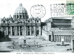 Roma Basilica di S Pietro e Palazzo Vaticano