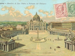 Roma Basilica di San Pietro e Palazzo del Vaticano