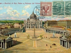 Roma Basilica di San Pietro e Palazzo del Vaticano
