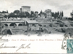 Roma Casa di Tiberio e tempi di Giove Vincitore e Cibele