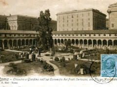 Roma Chiostro e Giardino nell'ex Convento dei Frati Certosini