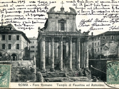 Roma Foro Romano Tempio di Faustina ed Antonino