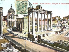 Roma Foro Romano Tempio di Vespasiano