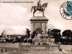 Roma Monumento a Garibaldi sul Gianicolo