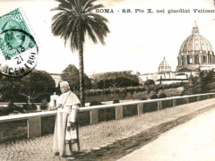 Roma SS Pio X nei giardini Vaticani