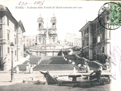 Roma Scalinata della Trinita de' Monti costrutta nel 1720