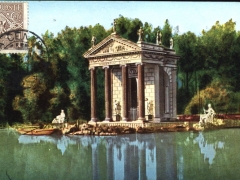 Roma Tempio sul Lago di Villa Borghese