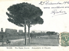 Roma Via Appia Nuova Acquedotto di Claudio