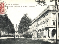 Torino Corso Vittorio Emanuele II e Mon Omonimo