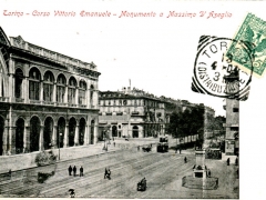 Torino Corso Vittorio Emanuele Monumento a Massimo D'Azeglio