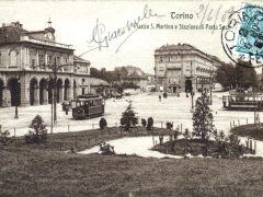 Torino Piazza S Martino e Stazione di Porta Susa