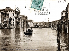Venezia Canal Grande Palazzo Papadopoli
