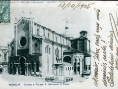 Venezia Chiesa e Piazza S Giovanni e Paolo