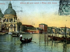 Venezia Entrata del gran canale e Chiesa della Salute