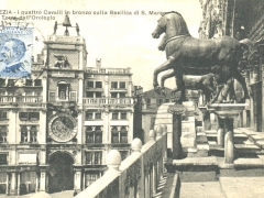 Venezia I quatttro Cavalli in bronzo sulla Basilica di S Marco